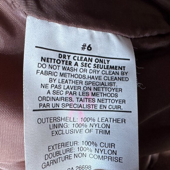 VTG Saxon Premium Leather Red Robin Burgers Aviator Jacket in Men's XXL - Picture 15 of 15